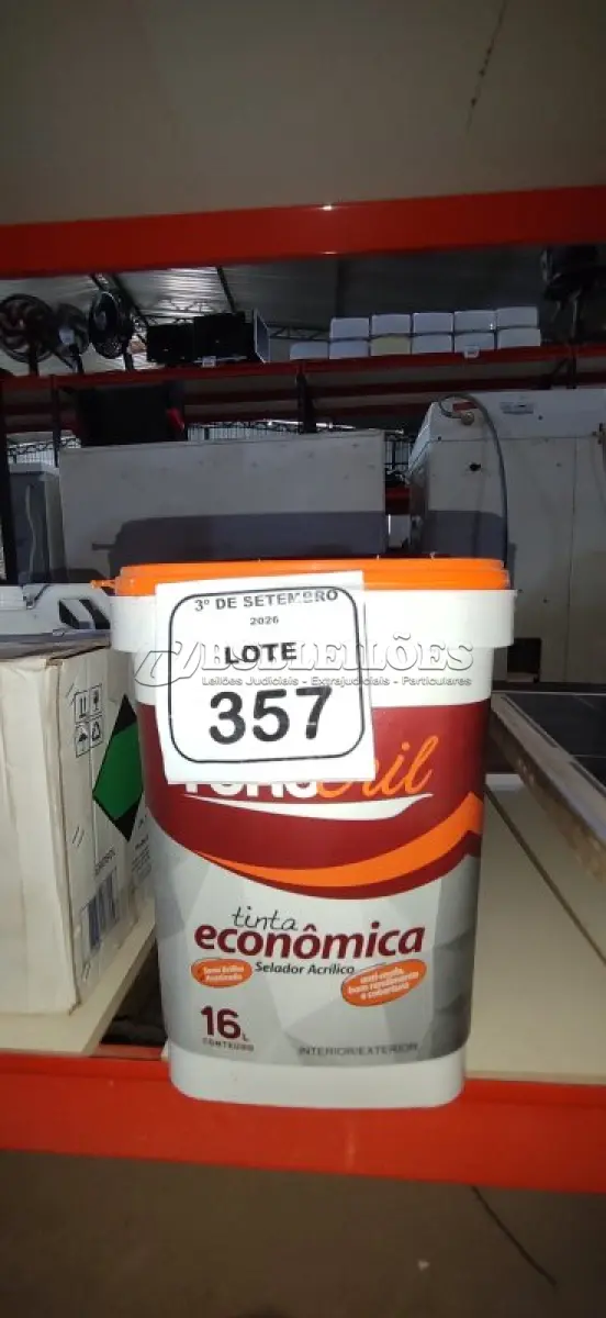 LOTE 357 - 01 BALDE DE SELADOR ACRÍLICO DE 16L MARCA RENOCRIL. (NO ESTADO) ATENÇÃO! FAZER A VISITAÇÃO ANTES DE ARREMATAR, NÃO SABEMOS SE FUNCIONA, LEILÃO NÃO TEM GARANTIA E NEM DEVOLUÇÃO, SUJEITO A POSSÍVEIS AVARIAS VISÍVEIS/OCULTAS E/OU AUSÊNCIA DE COMPONENTES.