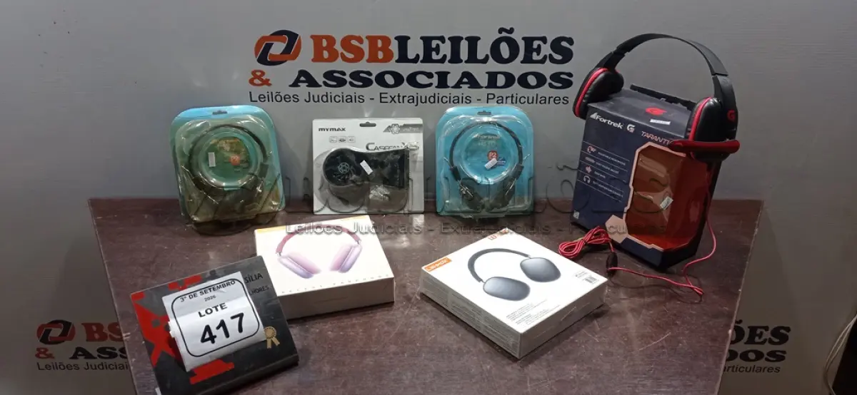 LOTE 417 - 01 COOLER PARA PC E 05 HEADPHONES DE MARCAS E MODELOS DIVERSOS. (NO ESTADO) ATENÇÃO! FAZER A VISITAÇÃO ANTES DE ARREMATAR, NÃO SABEMOS SE FUNCIONA, LEILÃO NÃO TEM GARANTIA E NEM DEVOLUÇÃO, SUJEITO A POSSÍVEIS AVARIAS VISÍVEIS/OCULTAS E/OU AUSÊNCIA DE COMPONENTES.