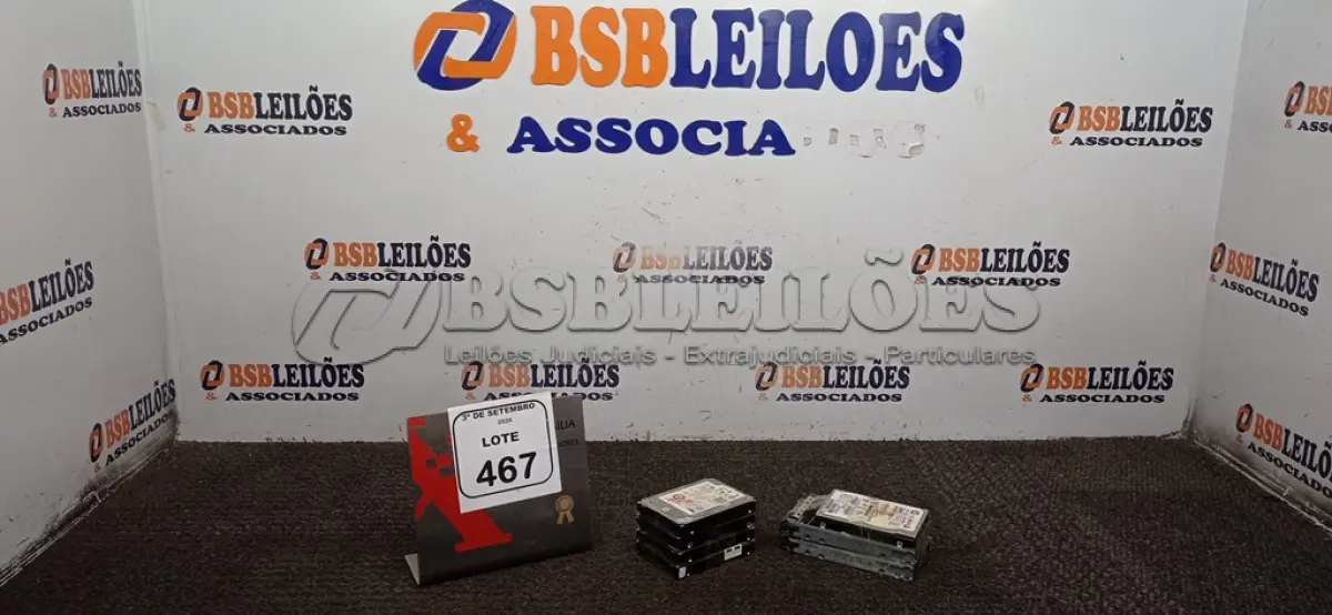 LOTE 467 - 07 HDS PARA SERVIDORES 2.5. (NO ESTADO) ATENÇÃO! FAZER A VISITAÇÃO ANTES DE ARREMATAR, NÃO SABEMOS SE FUNCIONA, LEILÃO NÃO TEM GARANTIA E NEM DEVOLUÇÃO, SUJEITO A POSSÍVEIS AVARIAS VISÍVEIS/OCULTAS E/OU AUSÊNCIA DE COMPONENTES.