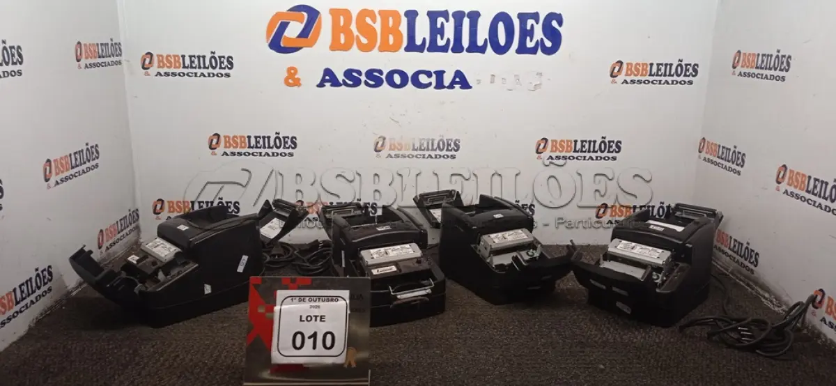 LOTE 010 - 04 IMPRESSORAS TÉRMICAS. (NO ESTADO) ATENÇÃO! FAZER A VISITAÇÃO ANTES DE ARREMATAR, NÃO SABEMOS SE FUNCIONA, LEILÃO NÃO TEM GARANTIA E NEM DEVOLUÇÃO, SUJEITO A POSSÍVEIS AVARIAS VISÍVEIS/OCULTAS E/OU AUSÊNCIA DE COMPONENTES.