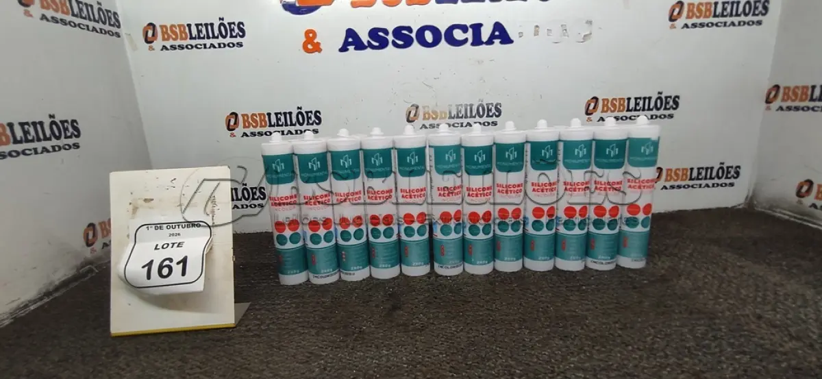 LOTE 161 - 12 SILICONES ACÉTICO INCOLOR DE 240G CADA MARCA MONUMENTAL. (NO ESTADO) ATENÇÃO! FAZER A VISITAÇÃO ANTES DE ARREMATAR, NÃO SABEMOS SE FUNCIONA, LEILÃO NÃO TEM GARANTIA E NEM DEVOLUÇÃO, SUJEITO A POSSÍVEIS AVARIAS VISÍVEIS/OCULTAS E/OU AUSÊNCIA DE COMPONENTES.
