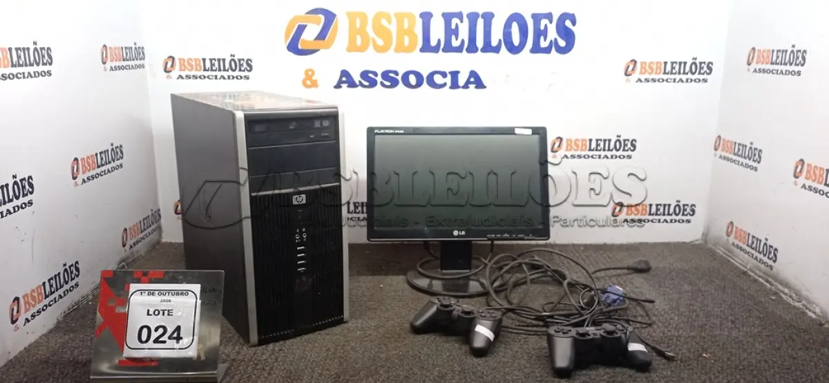 LOTE 024 - 01 PC ARCADE. (NO ESTADO) ATENÇÃO! FAZER A VISITAÇÃO ANTES DE ARREMATAR, NÃO SABEMOS SE FUNCIONA, LEILÃO NÃO TEM GARANTIA E NEM DEVOLUÇÃO, SUJEITO A POSSÍVEIS AVARIAS VISÍVEIS/OCULTAS E/OU AUSÊNCIA DE COMPONENTES.