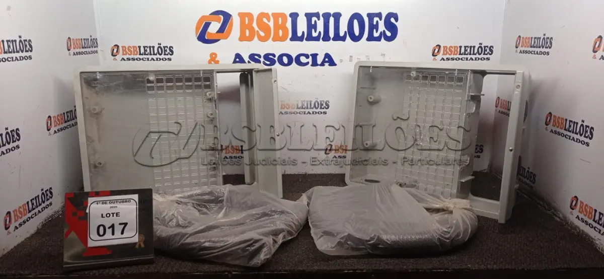 LOTE 017 - 02 CAIXAS DE HIDRÔMETRO. (NO ESTADO) ATENÇÃO! FAZER A VISITAÇÃO ANTES DE ARREMATAR, NÃO SABEMOS SE FUNCIONA, LEILÃO NÃO TEM GARANTIA E NEM DEVOLUÇÃO, SUJEITO A POSSÍVEIS AVARIAS VISÍVEIS/OCULTAS E/OU AUSÊNCIA DE COMPONENTES.