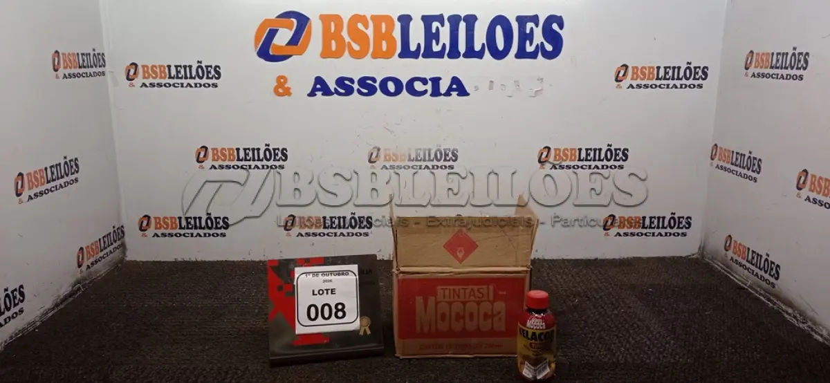 LOTE 008 - 12 FRASCOS DE TINGIDOR PARA COLORAÇÃO DE VERNIZ E SELADORA PARA MADEIRA NA COR JATOBÁ DE 200ML CADA MARCA MOCOCA. (NO ESTADO) ATENÇÃO! FAZER A VISITAÇÃO ANTES DE ARREMATAR, NÃO SABEMOS SE FUNCIONA, LEILÃO NÃO TEM GARANTIA E NEM DEVOLUÇÃO, SUJEITO A POSSÍVEIS AVARIAS VISÍVEIS/OCULTAS E/OU AUSÊNCIA DE COMPONENTES.