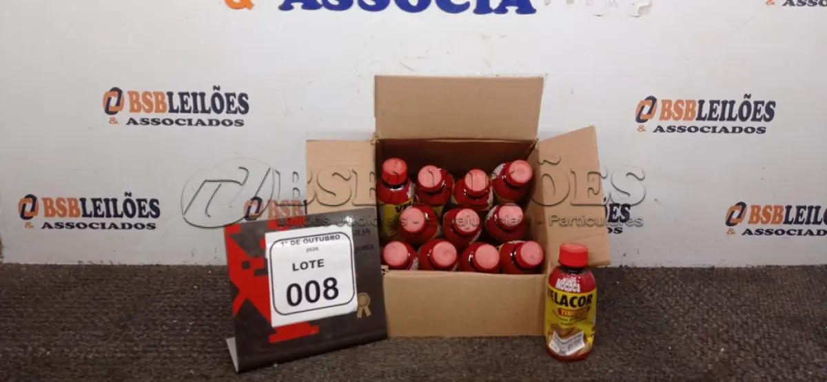 LOTE 008 - 12 FRASCOS DE TINGIDOR PARA COLORAÇÃO DE VERNIZ E SELADORA PARA MADEIRA NA COR JATOBÁ DE 200ML CADA MARCA MOCOCA. (NO ESTADO) ATENÇÃO! FAZER A VISITAÇÃO ANTES DE ARREMATAR, NÃO SABEMOS SE FUNCIONA, LEILÃO NÃO TEM GARANTIA E NEM DEVOLUÇÃO, SUJEITO A POSSÍVEIS AVARIAS VISÍVEIS/OCULTAS E/OU AUSÊNCIA DE COMPONENTES.