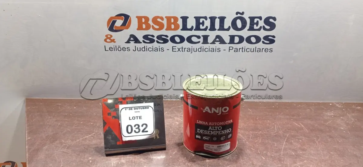 LOTE 032 - 01 LATA DE EMBORRACHAMENTO PRETO LINHA AUTOMOTIVA DE 3,6L NA COR ANJO TINTAS. (NO ESTADO) ATENÇÃO! FAZER A VISITAÇÃO ANTES DE ARREMATAR, NÃO SABEMOS SE FUNCIONA, LEILÃO NÃO TEM GARANTIA E NEM DEVOLUÇÃO, SUJEITO A POSSÍVEIS AVARIAS VISÍVEIS/OCULTAS E/OU AUSÊNCIA DE COMPONENTES.
