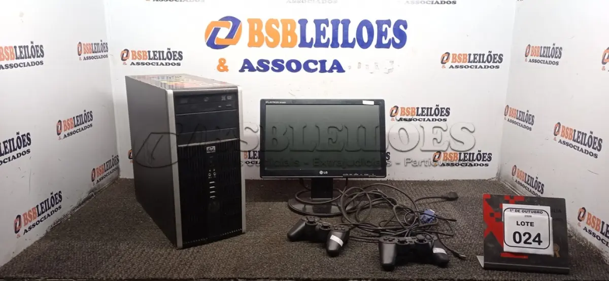 LOTE 024 - 01 PC ARCADE. (NO ESTADO) ATENÇÃO! FAZER A VISITAÇÃO ANTES DE ARREMATAR, NÃO SABEMOS SE FUNCIONA, LEILÃO NÃO TEM GARANTIA E NEM DEVOLUÇÃO, SUJEITO A POSSÍVEIS AVARIAS VISÍVEIS/OCULTAS E/OU AUSÊNCIA DE COMPONENTES.
