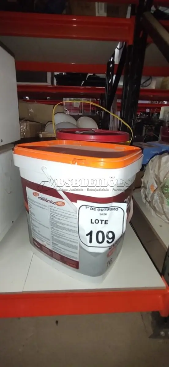 LOTE 109 - 01 BALDE DE SELADOR ACRÍLICO DE 16L MARCA RENOCRIL. (NO ESTADO) ATENÇÃO! FAZER A VISITAÇÃO ANTES DE ARREMATAR, NÃO SABEMOS SE FUNCIONA, LEILÃO NÃO TEM GARANTIA E NEM DEVOLUÇÃO, SUJEITO A POSSÍVEIS AVARIAS VISÍVEIS/OCULTAS E/OU AUSÊNCIA DE COMPONENTES.