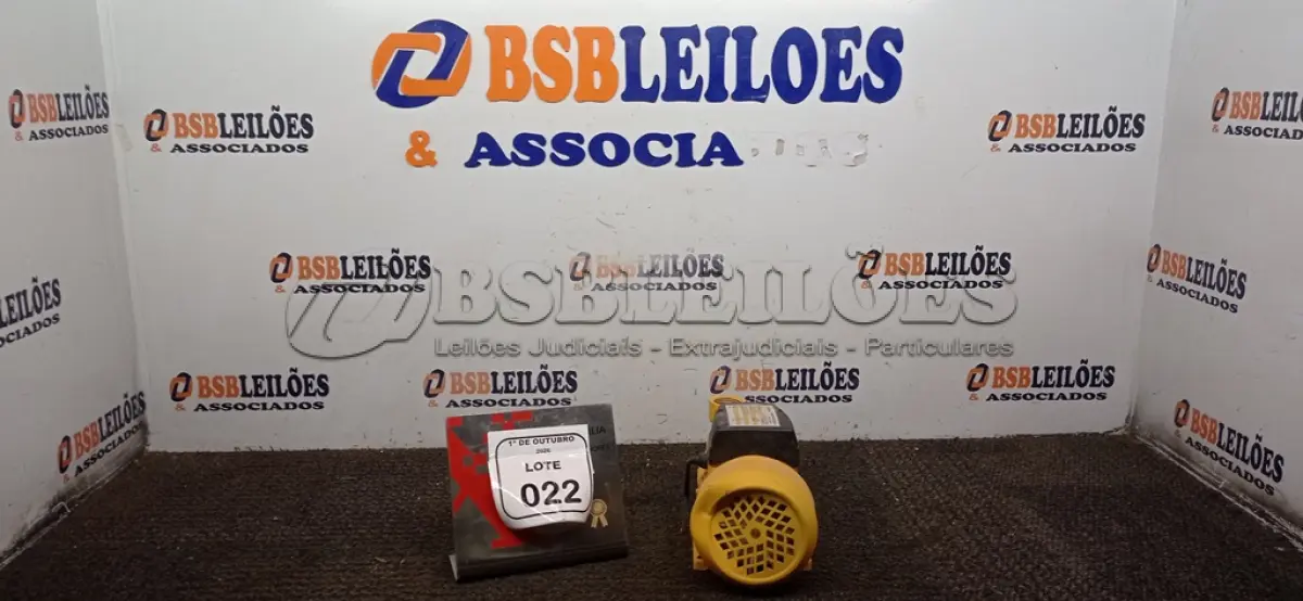 LOTE 022 - 01 BOMBA PERIFÉRICA ½ CV 60HZ MARCA FERTAK. (NO ESTADO) ATENÇÃO! FAZER A VISITAÇÃO ANTES DE ARREMATAR, NÃO SABEMOS SE FUNCIONA, LEILÃO NÃO TEM GARANTIA E NEM DEVOLUÇÃO, SUJEITO A POSSÍVEIS AVARIAS VISÍVEIS/OCULTAS E/OU AUSÊNCIA DE COMPONENTES.