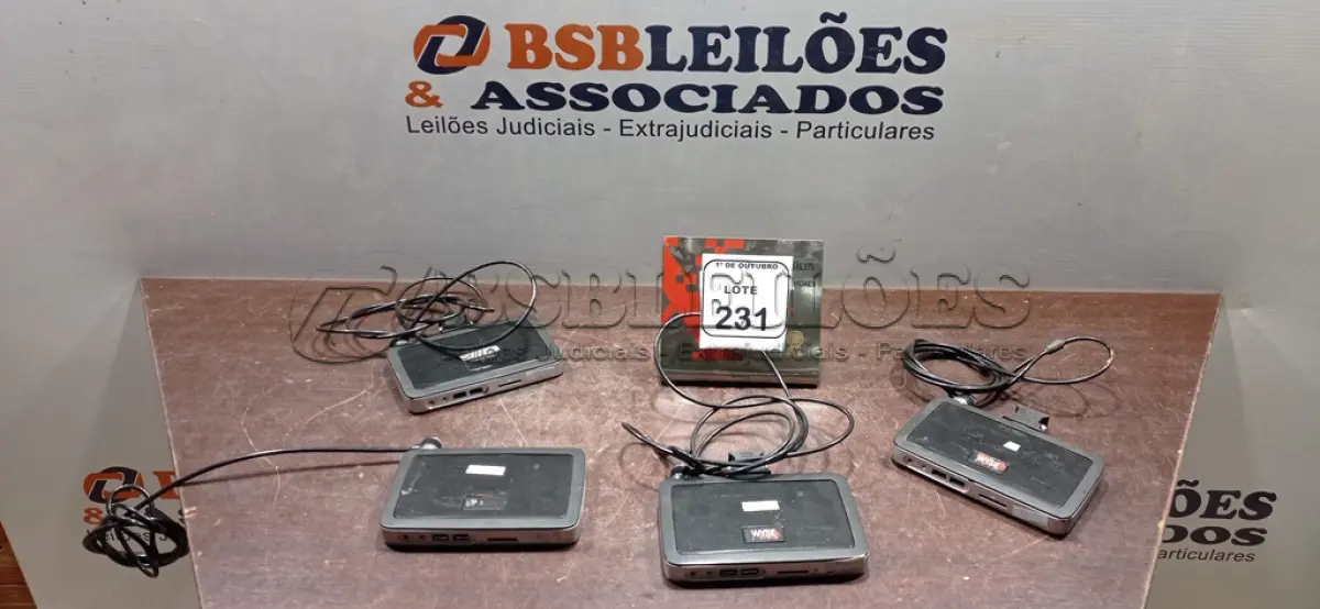 LOTE 231 - 04 MINIS PC TERMINAIS MARCA WYSE COM CABOS. (NO ESTADO) ATENÇÃO! FAZER A VISITAÇÃO ANTES DE ARREMATAR, NÃO SABEMOS SE FUNCIONA, LEILÃO NÃO TEM GARANTIA E NEM DEVOLUÇÃO, SUJEITO A POSSÍVEIS AVARIAS VISÍVEIS/OCULTAS E/OU AUSÊNCIA DE COMPONENTES.