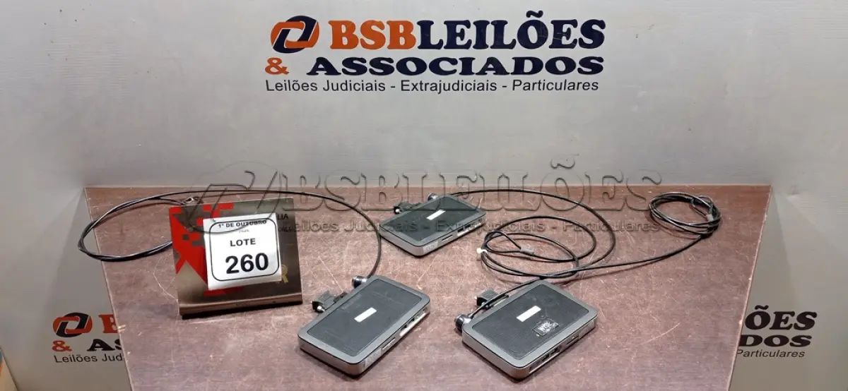 LOTE 260 - 03 MINIS PC TERMINAIS MARCA WYSE COM CABOS. (NO ESTADO) ATENÇÃO! FAZER A VISITAÇÃO ANTES DE ARREMATAR, NÃO SABEMOS SE FUNCIONA, LEILÃO NÃO TEM GARANTIA E NEM DEVOLUÇÃO, SUJEITO A POSSÍVEIS AVARIAS VISÍVEIS/OCULTAS E/OU AUSÊNCIA DE COMPONENTES.
