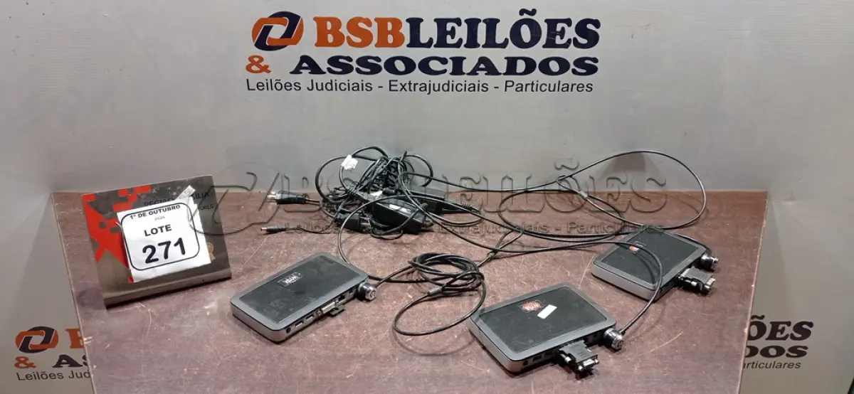 LOTE 271 - 03 MINIS PC TERMINAIS MARCA WYSE COM CABOS. (NO ESTADO) ATENÇÃO! FAZER A VISITAÇÃO ANTES DE ARREMATAR, NÃO SABEMOS SE FUNCIONA, LEILÃO NÃO TEM GARANTIA E NEM DEVOLUÇÃO, SUJEITO A POSSÍVEIS AVARIAS VISÍVEIS/OCULTAS E/OU AUSÊNCIA DE COMPONENTES.