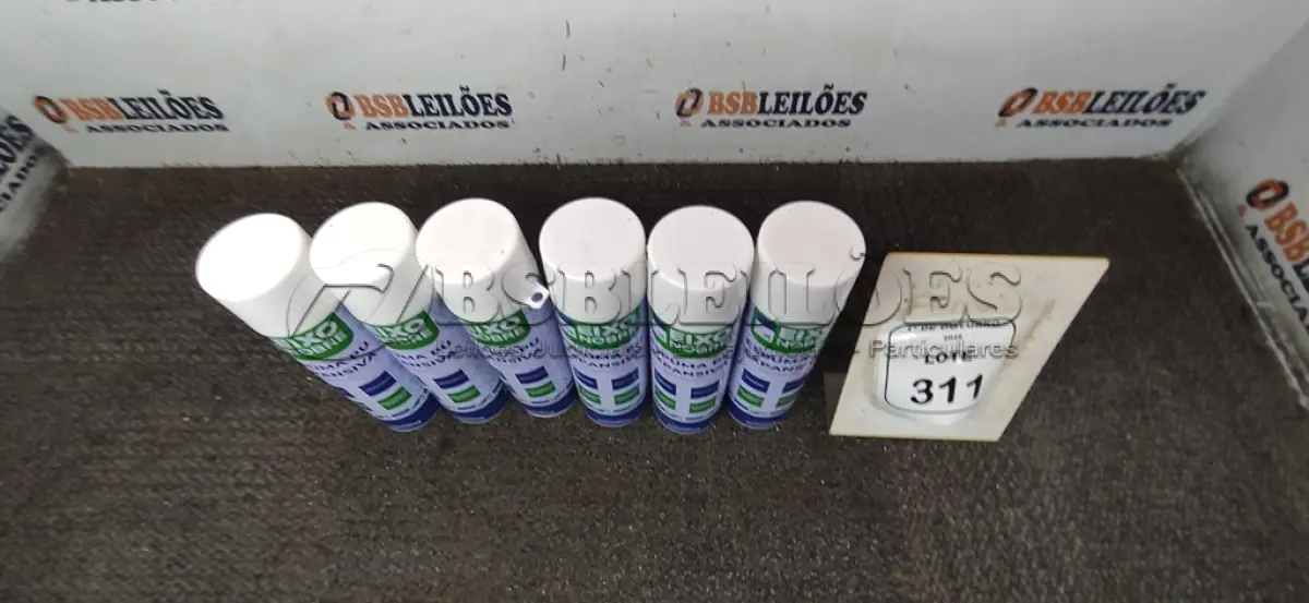 LOTE 311 - 06 UNIDADES DE ESPUMA PU EXPANSIVA DE 500ML CADA MARCA EIXO NOBRE. (NO ESTADO) ATENÇÃO! FAZER A VISITAÇÃO ANTES DE ARREMATAR, NÃO SABEMOS SE FUNCIONA, LEILÃO NÃO TEM GARANTIA E NEM DEVOLUÇÃO, SUJEITO A POSSÍVEIS AVARIAS VISÍVEIS/OCULTAS E/OU AUSÊNCIA DE COMPONENTES.