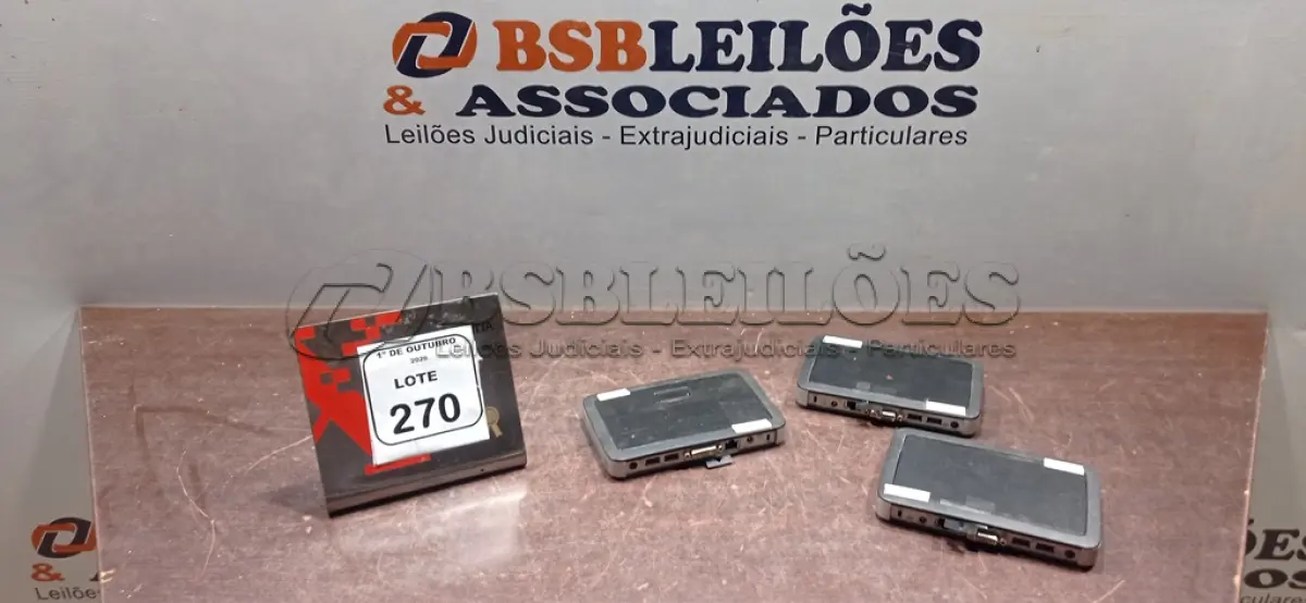 LOTE 270 - 03 MINIS COMPUTADORES TERMINAIS WYSE SEM FONTE. (NO ESTADO) ATENÇÃO! FAZER A VISITAÇÃO ANTES DE ARREMATAR, NÃO SABEMOS SE FUNCIONA, LEILÃO NÃO TEM GARANTIA E NEM DEVOLUÇÃO, SUJEITO A POSSÍVEIS AVARIAS VISÍVEIS/OCULTAS E/OU AUSÊNCIA DE COMPONENTES.