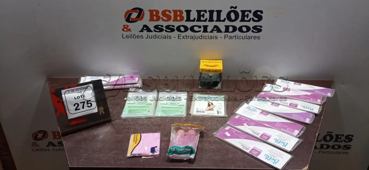 LOTE 275 - 01 LOTE COM UTENSÍLIOS DE HIGIENE E CUIDADOS PESSOAIS DIVERSOS. (NO ESTADO) ATENÇÃO! FAZER A VISITAÇÃO ANTES DE ARREMATAR, NÃO SABEMOS SE FUNCIONA, LEILÃO NÃO TEM GARANTIA E NEM DEVOLUÇÃO, SUJEITO A POSSÍVEIS AVARIAS VISÍVEIS/OCULTAS E/OU AUSÊNCIA DE COMPONENTES.