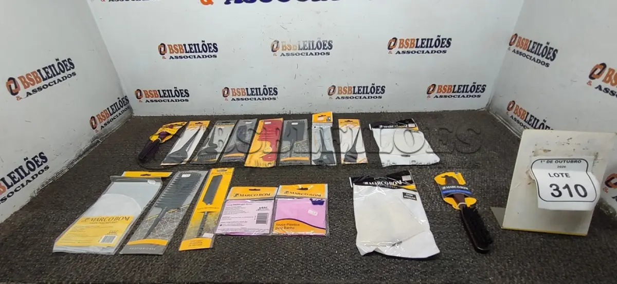LOTE 310 - 01 LOTE COM UTENSÍLIOS DE HIGIENE E CUIDADOS PESSOAIS DIVERSOS. (NO ESTADO) ATENÇÃO! FAZER A VISITAÇÃO ANTES DE ARREMATAR, NÃO SABEMOS SE FUNCIONA, LEILÃO NÃO TEM GARANTIA E NEM DEVOLUÇÃO, SUJEITO A POSSÍVEIS AVARIAS VISÍVEIS/OCULTAS E/OU AUSÊNCIA DE COMPONENTES.