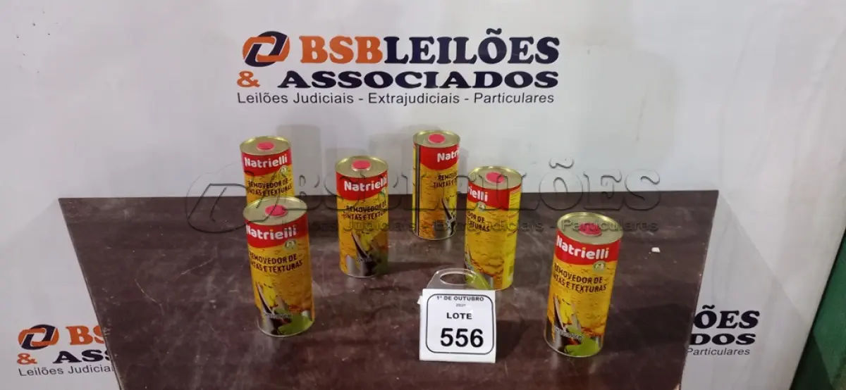 LOTE 556 - 06 REMOVEDORES DE TINTAS E TEXTURAS DE 900ML CADA. (NO ESTADO) ATENÇÃO! FAZER A VISITAÇÃO ANTES DE ARREMATAR, NÃO SABEMOS SE FUNCIONA, LEILÃO NÃO TEM GARANTIA E NEM DEVOLUÇÃO, SUJEITO A POSSÍVEIS AVARIAS VISÍVEIS/OCULTAS E/OU AUSÊNCIA DE COMPONENTES.