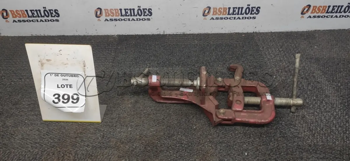 LOTE 399 - 01 MORSA PARA ENCANADOR. (NO ESTADO) ATENÇÃO! FAZER A VISITAÇÃO ANTES DE ARREMATAR, NÃO SABEMOS SE FUNCIONA, LEILÃO NÃO TEM GARANTIA E NEM DEVOLUÇÃO, SUJEITO A POSSÍVEIS AVARIAS VISÍVEIS/OCULTAS E/OU AUSÊNCIA DE COMPONENTES.