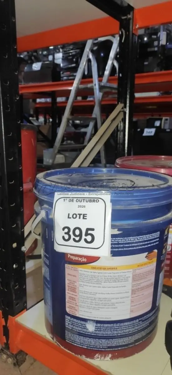 LOTE 395 - 01 BALDE DE TINTA ACRÍLICA STANDARD NA COR CÉU DE VERÃO FOSCO DE 16L MARCA DUCRYL. (NO ESTADO) ATENÇÃO! FAZER A VISITAÇÃO ANTES DE ARREMATAR, NÃO SABEMOS SE FUNCIONA, LEILÃO NÃO TEM GARANTIA E NEM DEVOLUÇÃO, SUJEITO A POSSÍVEIS AVARIAS VISÍVEIS/OCULTAS E/OU AUSÊNCIA DE COMPONENTES.