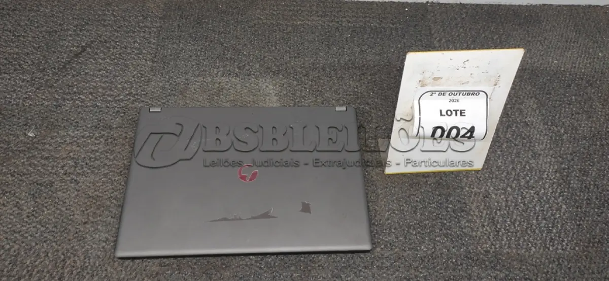 LOTE 004 - 01 NOTEBOOK MARCA POSITIVO SEM CARREGADOR. (NO ESTADO) ATENÇÃO! FAZER A VISITAÇÃO ANTES DE ARREMATAR, NÃO SABEMOS SE FUNCIONA, LEILÃO NÃO TEM GARANTIA E NEM DEVOLUÇÃO, SUJEITO A POSSÍVEIS AVARIAS VISÍVEIS/OCULTAS E/OU AUSÊNCIA DE COMPONENTES.