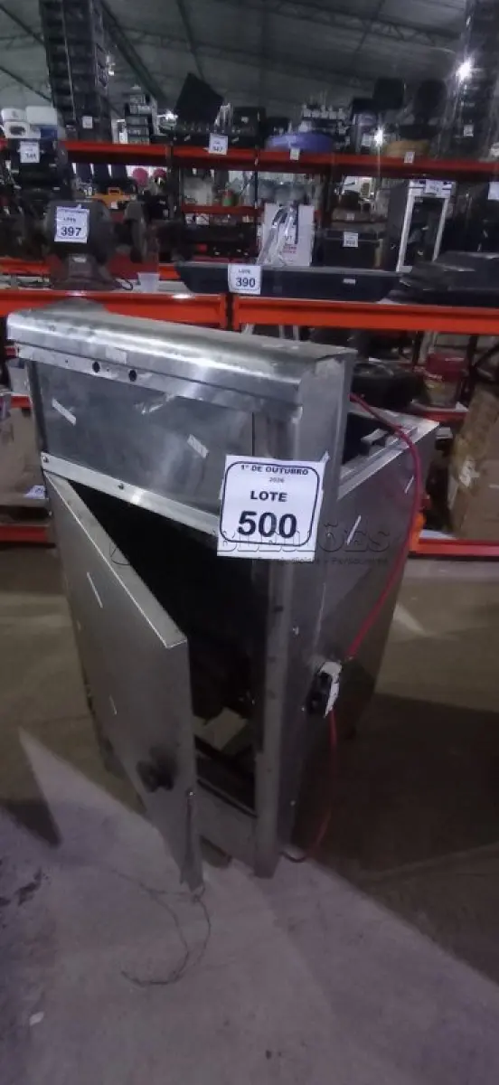 LOTE 500 - 01 MÁQUINA DE LAVAR MILHO ARTESANAL. (NO ESTADO) ATENÇÃO! FAZER A VISITAÇÃO ANTES DE ARREMATAR, NÃO SABEMOS SE FUNCIONA, LEILÃO NÃO TEM GARANTIA E NEM DEVOLUÇÃO, SUJEITO A POSSÍVEIS AVARIAS VISÍVEIS/OCULTAS E/OU AUSÊNCIA DE COMPONENTES.