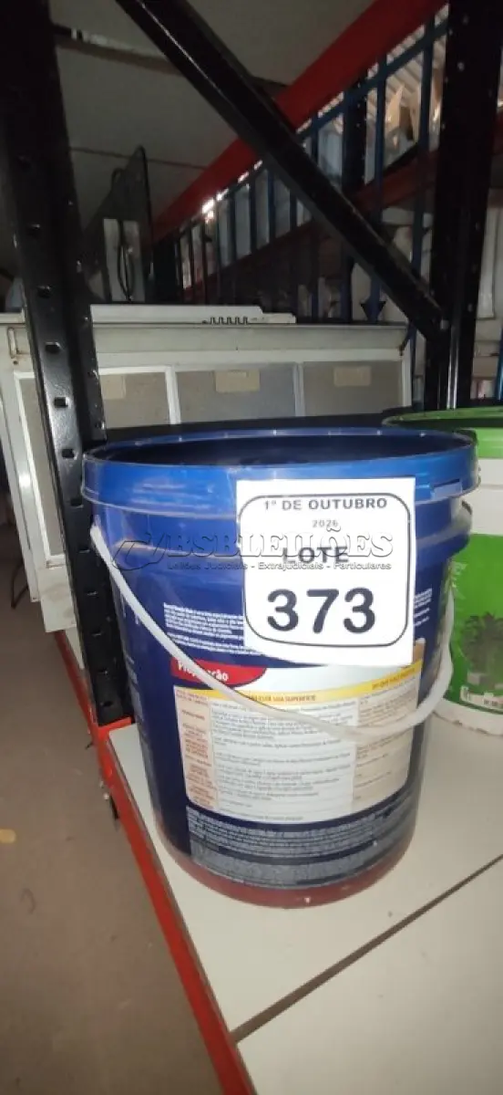 LOTE 373 - 01 BALDE DE TINTA ACRÍLICA STANDARD NA COR MELÃO ROSA FOSCO DE 16L MARCA DUCRYL. (NO ESTADO) ATENÇÃO! FAZER A VISITAÇÃO ANTES DE ARREMATAR, NÃO SABEMOS SE FUNCIONA, LEILÃO NÃO TEM GARANTIA E NEM DEVOLUÇÃO, SUJEITO A POSSÍVEIS AVARIAS VISÍVEIS/OCULTAS E/OU AUSÊNCIA DE COMPONENTES.