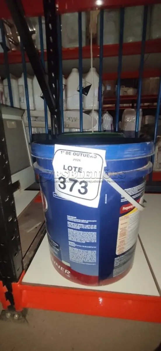 LOTE 373 - 01 BALDE DE TINTA ACRÍLICA STANDARD NA COR MELÃO ROSA FOSCO DE 16L MARCA DUCRYL. (NO ESTADO) ATENÇÃO! FAZER A VISITAÇÃO ANTES DE ARREMATAR, NÃO SABEMOS SE FUNCIONA, LEILÃO NÃO TEM GARANTIA E NEM DEVOLUÇÃO, SUJEITO A POSSÍVEIS AVARIAS VISÍVEIS/OCULTAS E/OU AUSÊNCIA DE COMPONENTES.