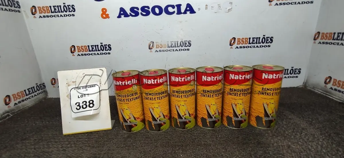 LOTE 388 - 06 REMOVEDORES DE TINTAS E TEXTURAS DE 900ML CADA. (NO ESTADO) ATENÇÃO! FAZER A VISITAÇÃO ANTES DE ARREMATAR, NÃO SABEMOS SE FUNCIONA, LEILÃO NÃO TEM GARANTIA E NEM DEVOLUÇÃO, SUJEITO A POSSÍVEIS AVARIAS VISÍVEIS/OCULTAS E/OU AUSÊNCIA DE COMPONENTES.