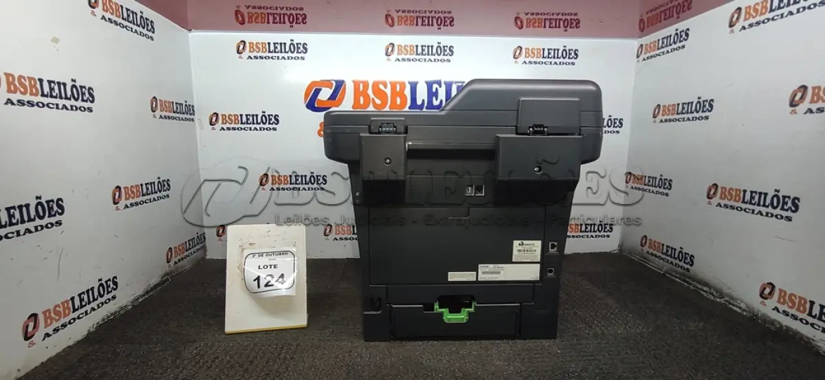 LOTE 124 - 01 IMPRESSORA MULTIFUNCIONAL MODELO MFC-8952DW MARCA BROTHER. (NO ESTADO) ATENÇÃO! FAZER A VISITAÇÃO ANTES DE ARREMATAR, NÃO SABEMOS SE FUNCIONA, LEILÃO NÃO TEM GARANTIA E NEM DEVOLUÇÃO, SUJEITO A POSSÍVEIS AVARIAS VISÍVEIS/OCULTAS E/OU AUSÊNCIA DE COMPONENTES.