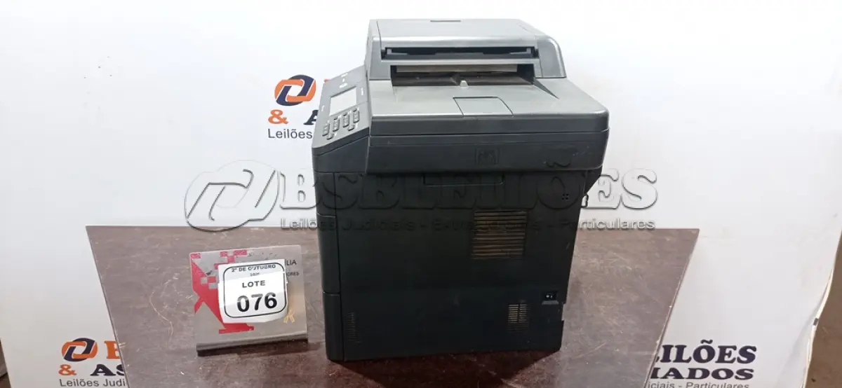 LOTE 076 - 01 IMPRESSORA MULTIFUNCIONAL MODELO MFC-8952DW MARCA BROTHER. (NO ESTADO) ATENÇÃO! FAZER A VISITAÇÃO ANTES DE ARREMATAR, NÃO SABEMOS SE FUNCIONA, LEILÃO NÃO TEM GARANTIA E NEM DEVOLUÇÃO, SUJEITO A POSSÍVEIS AVARIAS VISÍVEIS/OCULTAS E/OU AUSÊNCIA DE COMPONENTES.
