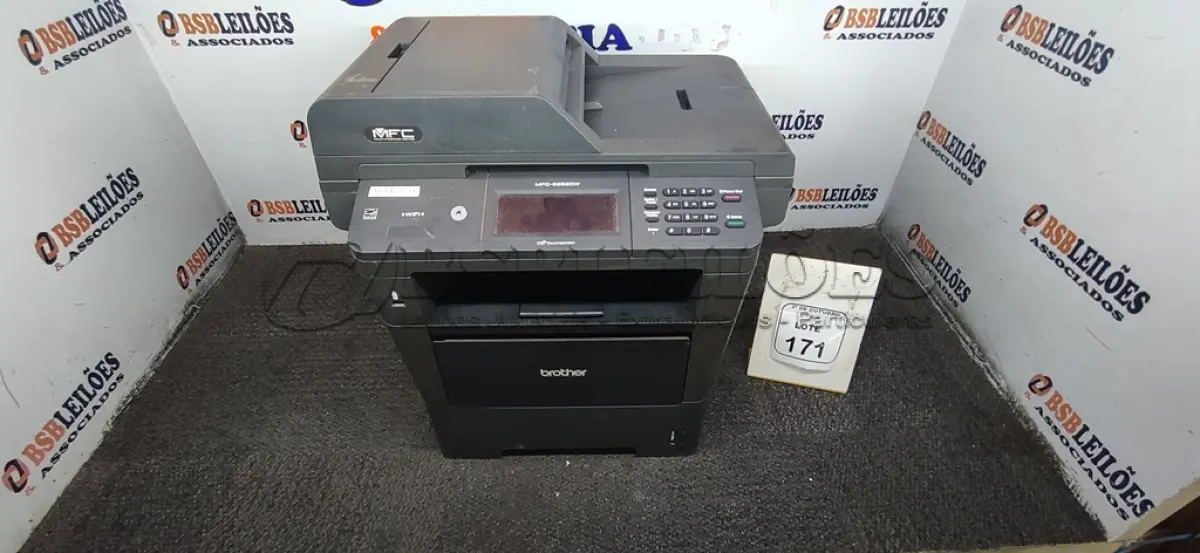 LOTE 171 - 01 IMPRESSORA MULTIFUNCIONAL MODELO MFC-8952DW MARCA BROTHER. (NO ESTADO) ATENÇÃO! FAZER A VISITAÇÃO ANTES DE ARREMATAR, NÃO SABEMOS SE FUNCIONA, LEILÃO NÃO TEM GARANTIA E NEM DEVOLUÇÃO, SUJEITO A POSSÍVEIS AVARIAS VISÍVEIS/OCULTAS E/OU AUSÊNCIA DE COMPONENTES.