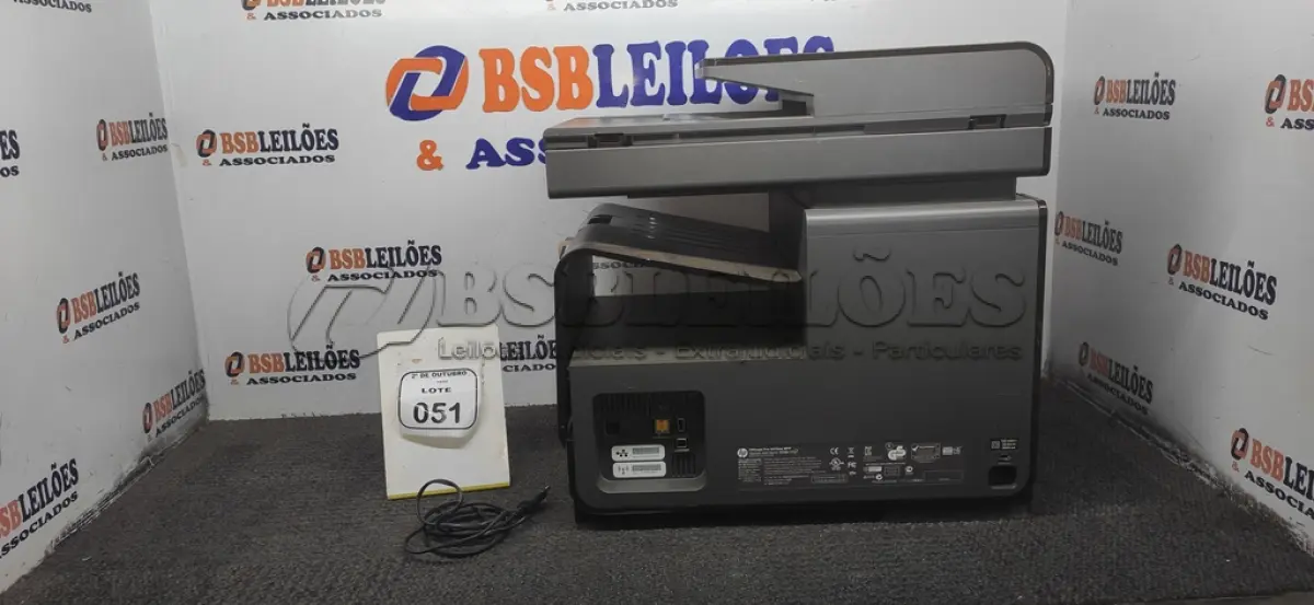 LOTE 051 - 01 IMPRESSORA MULTIFUNCIONAL MODELO OFFICEJET PRO X476DW MFP MARCA HP. (NO ESTADO) ATENÇÃO! FAZER A VISITAÇÃO ANTES DE ARREMATAR, NÃO SABEMOS SE FUNCIONA, LEILÃO NÃO TEM GARANTIA E NEM DEVOLUÇÃO, SUJEITO A POSSÍVEIS AVARIAS VISÍVEIS/OCULTAS E/OU AUSÊNCIA DE COMPONENTES.