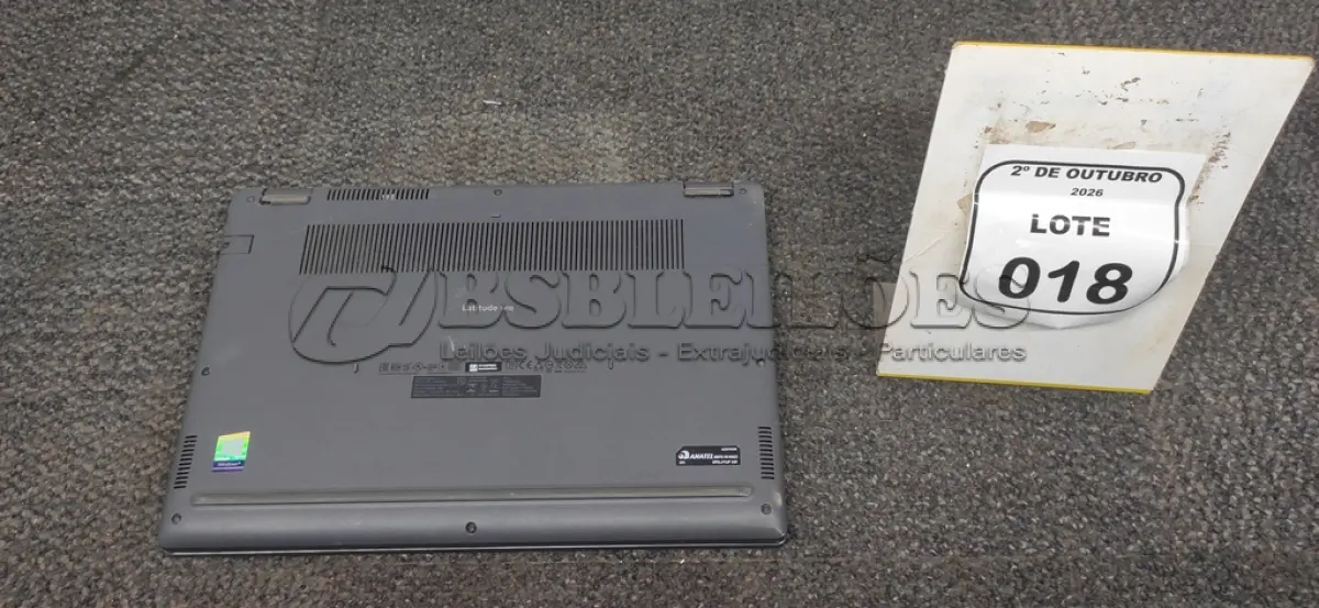 LOTE 018 - 01 NOTEBOOK MARCA DELL SEM FONTE. (NO ESTADO) ATENÇÃO! FAZER A VISITAÇÃO ANTES DE ARREMATAR, NÃO SABEMOS SE FUNCIONA, LEILÃO NÃO TEM GARANTIA E NEM DEVOLUÇÃO, SUJEITO A POSSÍVEIS AVARIAS VISÍVEIS/OCULTAS E/OU AUSÊNCIA DE COMPONENTES.