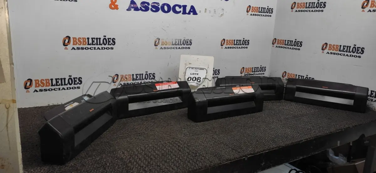 LOTE 008 - 05 SCANNERS PORTÁTEIS DE DOCUMENTO MARCA BANCOR. (NO ESTADO) ATENÇÃO! FAZER A VISITAÇÃO ANTES DE ARREMATAR, NÃO SABEMOS SE FUNCIONA, LEILÃO NÃO TEM GARANTIA E NEM DEVOLUÇÃO, SUJEITO A POSSÍVEIS AVARIAS VISÍVEIS/OCULTAS E/OU AUSÊNCIA DE COMPONENTES.