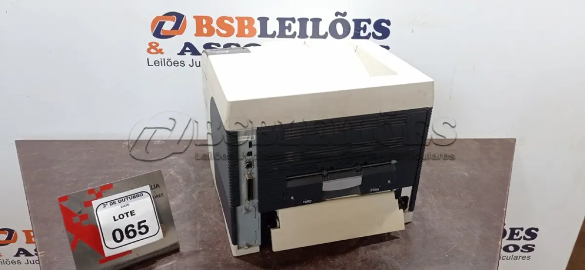 LOTE 065 - 01 IMPRESSORA MODELO FS-3900DN MARCA KYOCERA. (NO ESTADO) ATENÇÃO! FAZER A VISITAÇÃO ANTES DE ARREMATAR, NÃO SABEMOS SE FUNCIONA, LEILÃO NÃO TEM GARANTIA E NEM DEVOLUÇÃO, SUJEITO A POSSÍVEIS AVARIAS VISÍVEIS/OCULTAS E/OU AUSÊNCIA DE COMPONENTES.