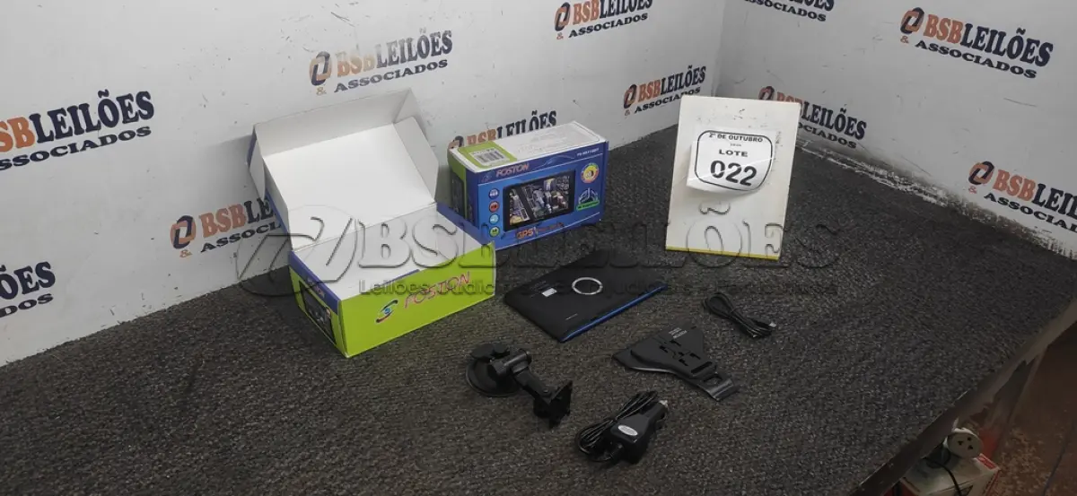 LOTE 022 - 02 GPS MARCA FOSTON. (NO ESTADO) ATENÇÃO! FAZER A VISITAÇÃO ANTES DE ARREMATAR, NÃO SABEMOS SE FUNCIONA, LEILÃO NÃO TEM GARANTIA E NEM DEVOLUÇÃO, SUJEITO A POSSÍVEIS AVARIAS VISÍVEIS/OCULTAS E/OU AUSÊNCIA DE COMPONENTES.