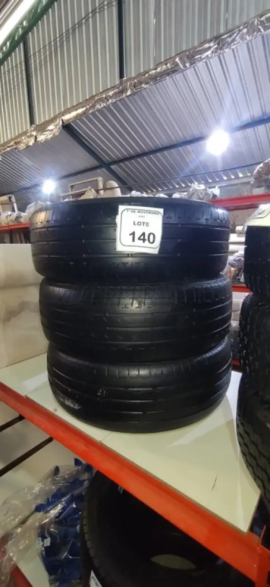 LOTE 140 - 03 PNEUS TAMANHO 205/60 R16. (NO ESTADO) ATENÇÃO! FAZER A VISITAÇÃO ANTES DE ARREMATAR, NÃO SABEMOS SE FUNCIONA, LEILÃO NÃO TEM GARANTIA E NEM DEVOLUÇÃO, SUJEITO A POSSÍVEIS AVARIAS VISÍVEIS/OCULTAS E/OU AUSÊNCIA DE COMPONENTES.