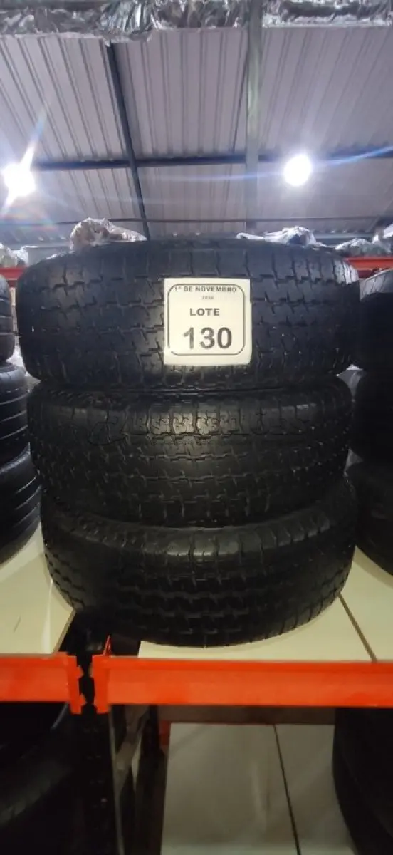 LOTE 130 - 03 PNEUS TAMANHO 195/70 R14. (NO ESTADO) ATENÇÃO! FAZER A VISITAÇÃO ANTES DE ARREMATAR, NÃO SABEMOS SE FUNCIONA, LEILÃO NÃO TEM GARANTIA E NEM DEVOLUÇÃO, SUJEITO A POSSÍVEIS AVARIAS VISÍVEIS/OCULTAS E/OU AUSÊNCIA DE COMPONENTES.