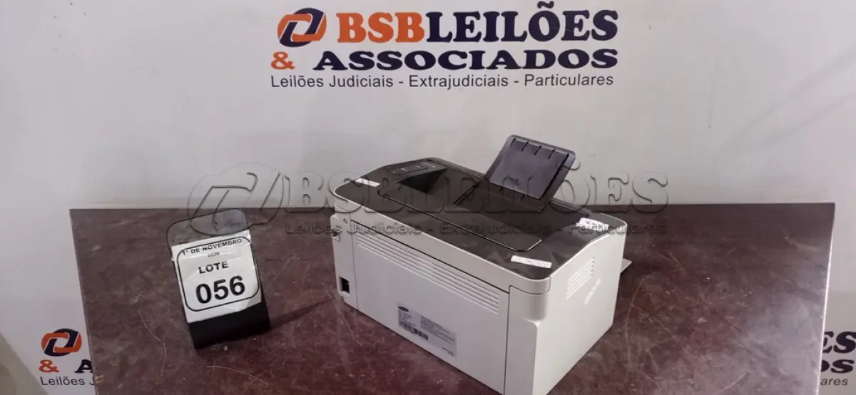 LOTE 056 - 01 IMPRESSORA MODELO XPRESS M2020 MARCA SAMSUNG. (NO ESTADO) ATENÇÃO! FAZER A VISITAÇÃO ANTES DE ARREMATAR, NÃO SABEMOS SE FUNCIONA, LEILÃO NÃO TEM GARANTIA E NEM DEVOLUÇÃO, SUJEITO A POSSÍVEIS AVARIAS VISÍVEIS/OCULTAS E/OU AUSÊNCIA DE COMPONENTES.