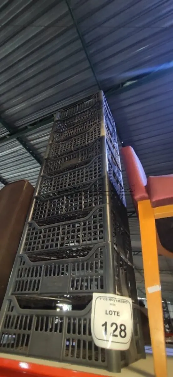 LOTE 128 - 10 CESTAS ORGANIZADORAS. (NO ESTADO) ATENÇÃO! FAZER A VISITAÇÃO ANTES DE ARREMATAR, NÃO SABEMOS SE FUNCIONA, LEILÃO NÃO TEM GARANTIA E NEM DEVOLUÇÃO, SUJEITO A POSSÍVEIS AVARIAS VISÍVEIS/OCULTAS E/OU AUSÊNCIA DE COMPONENTES.