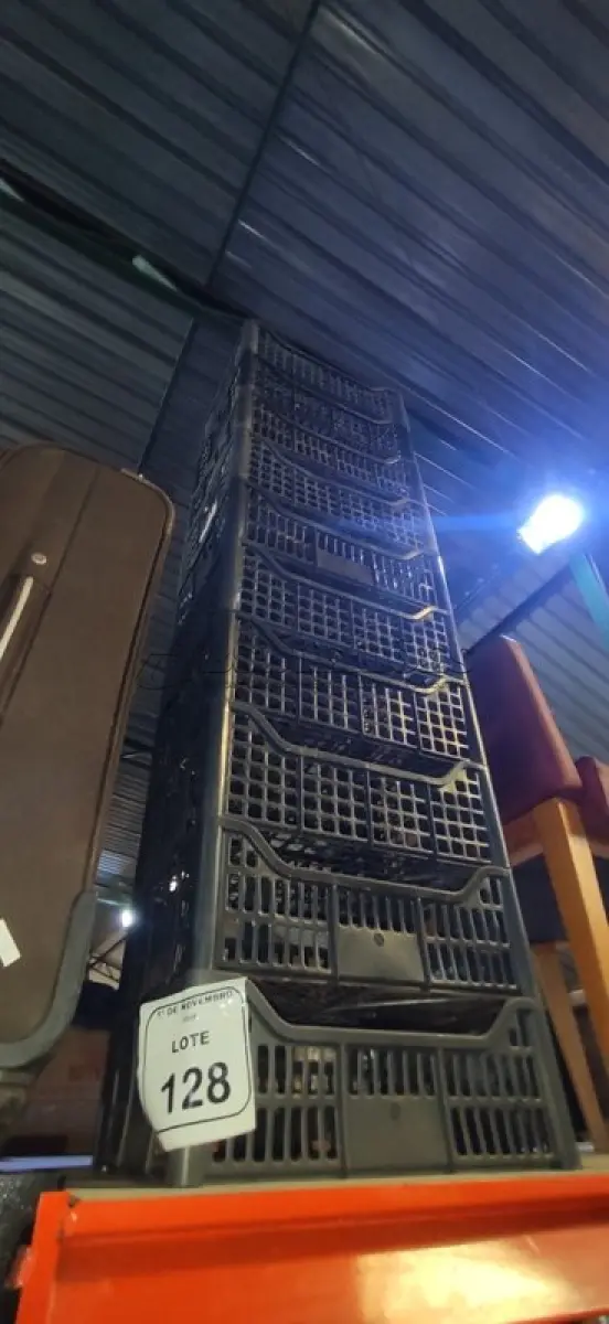 LOTE 128 - 10 CESTAS ORGANIZADORAS. (NO ESTADO) ATENÇÃO! FAZER A VISITAÇÃO ANTES DE ARREMATAR, NÃO SABEMOS SE FUNCIONA, LEILÃO NÃO TEM GARANTIA E NEM DEVOLUÇÃO, SUJEITO A POSSÍVEIS AVARIAS VISÍVEIS/OCULTAS E/OU AUSÊNCIA DE COMPONENTES.