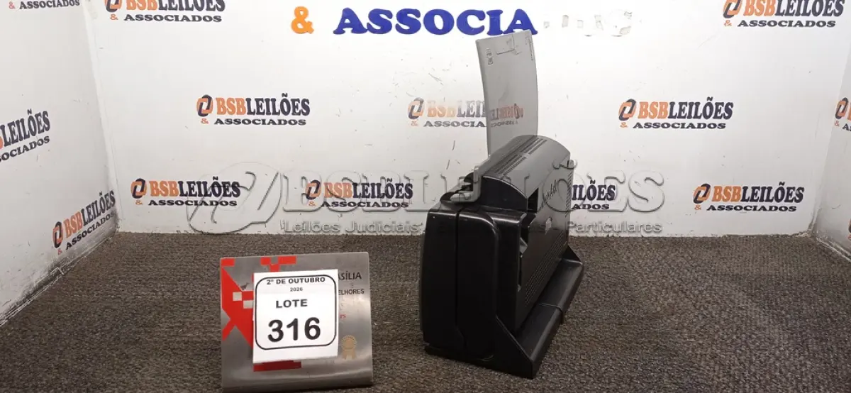 LOTE 316 - 01 SCANNER MODELO I2400 MARCA KODAK. (NO ESTADO) ATENÇÃO! FAZER A VISITAÇÃO ANTES DE ARREMATAR, NÃO SABEMOS SE FUNCIONA, LEILÃO NÃO TEM GARANTIA E NEM DEVOLUÇÃO, SUJEITO A POSSÍVEIS AVARIAS VISÍVEIS/OCULTAS E/OU AUSÊNCIA DE COMPONENTES.