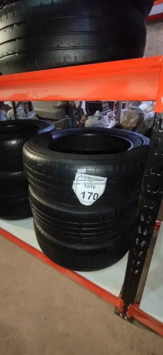 LOTE 170 - 03 PNEUS TAMANHO 205/60 R16. (NO ESTADO) ATENÇÃO! FAZER A VISITAÇÃO ANTES DE ARREMATAR, NÃO SABEMOS SE FUNCIONA, LEILÃO NÃO TEM GARANTIA E NEM DEVOLUÇÃO, SUJEITO A POSSÍVEIS AVARIAS VISÍVEIS/OCULTAS E/OU AUSÊNCIA DE COMPONENTES.