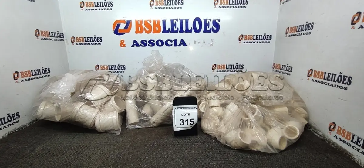 LOTE 315 - 01 LOTE COM GRANDE QUANTIDADE DE CONEXÕES HIDRÁULICAS DE MODELOS E MEDIDAS DIVERSAS. (NO ESTADO) ATENÇÃO! FAZER A VISITAÇÃO ANTES DE ARREMATAR, NÃO SABEMOS SE FUNCIONA, LEILÃO NÃO TEM GARANTIA E NEM DEVOLUÇÃO, SUJEITO A POSSÍVEIS AVARIAS VISÍVEIS/OCULTAS E/OU AUSÊNCIA DE COMPONENTES.