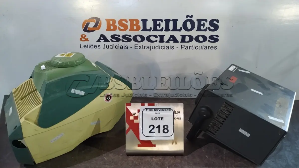 LOTE 218 - 01 CALIBRADOR INFRAVERMELHO PORTÁTIL E 01 TERMOCILADOR. (NO ESTADO) ATENÇÃO! FAZER A VISITAÇÃO ANTES DE ARREMATAR, NÃO SABEMOS SE FUNCIONA, LEILÃO NÃO TEM GARANTIA E NEM DEVOLUÇÃO, SUJEITO A POSSÍVEIS AVARIAS VISÍVEIS/OCULTAS E/OU AUSÊNCIA DE COMPONENTES.