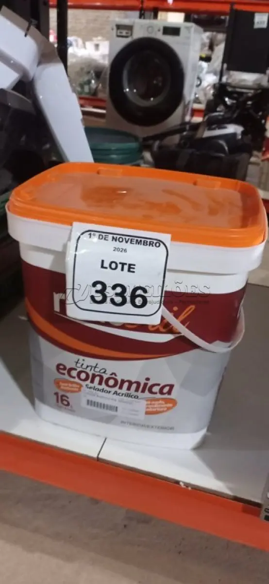 LOTE 336 - 01 BALDE DE SELADOR ACRÍLICO DE 16L MARCA RENOCRIL. (NO ESTADO) ATENÇÃO! FAZER A VISITAÇÃO ANTES DE ARREMATAR, NÃO SABEMOS SE FUNCIONA, LEILÃO NÃO TEM GARANTIA E NEM DEVOLUÇÃO, SUJEITO A POSSÍVEIS AVARIAS VISÍVEIS/OCULTAS E/OU AUSÊNCIA DE COMPONENTES.