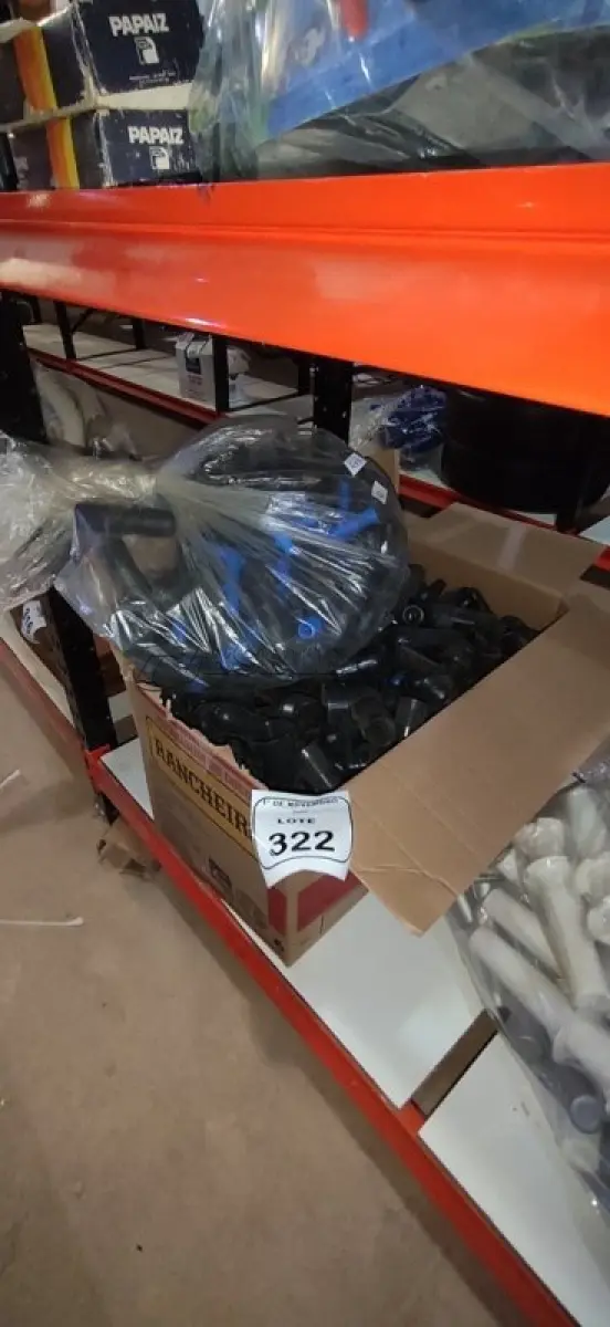 LOTE 322 - 01 LOTE COM GRANDE QUANTIDADE DE ADAPTADORES COM ROSCA EXTERNA E ESPIGÃO DE MODELOS E MEDIDAS DIVERSAS. (NO ESTADO) ATENÇÃO! FAZER A VISITAÇÃO ANTES DE ARREMATAR, NÃO SABEMOS SE FUNCIONA, LEILÃO NÃO TEM GARANTIA E NEM DEVOLUÇÃO, SUJEITO A POSSÍVEIS AVARIAS VISÍVEIS/OCULTAS E/OU AUSÊNCIA DE COMPONENTES.