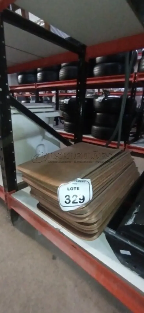 LOTE 329 - 20 PLACAS DE MADEIRA DE 55X32CM. (NO ESTADO) ATENÇÃO! FAZER A VISITAÇÃO ANTES DE ARREMATAR, NÃO SABEMOS SE FUNCIONA, LEILÃO NÃO TEM GARANTIA E NEM DEVOLUÇÃO, SUJEITO A POSSÍVEIS AVARIAS VISÍVEIS/OCULTAS E/OU AUSÊNCIA DE COMPONENTES.