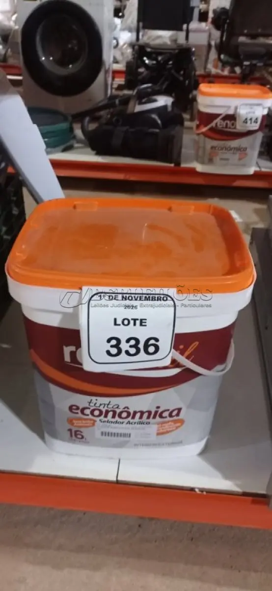 LOTE 336 - 01 BALDE DE SELADOR ACRÍLICO DE 16L MARCA RENOCRIL. (NO ESTADO) ATENÇÃO! FAZER A VISITAÇÃO ANTES DE ARREMATAR, NÃO SABEMOS SE FUNCIONA, LEILÃO NÃO TEM GARANTIA E NEM DEVOLUÇÃO, SUJEITO A POSSÍVEIS AVARIAS VISÍVEIS/OCULTAS E/OU AUSÊNCIA DE COMPONENTES.