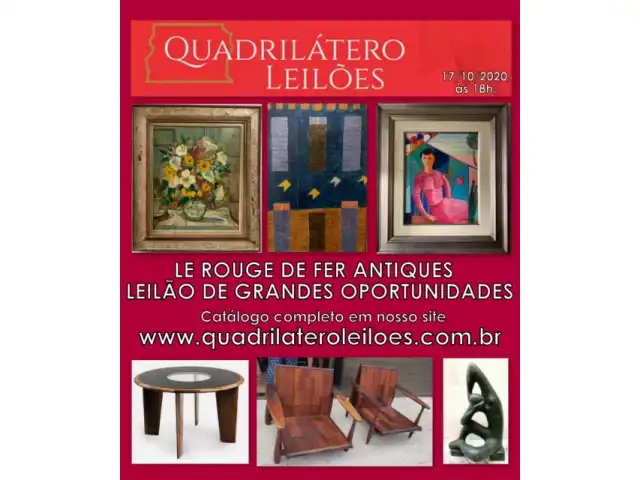 LE ROUGE DE FER ANTIQUES - LEILÃO DE GRANDES OPORTUNIDADES